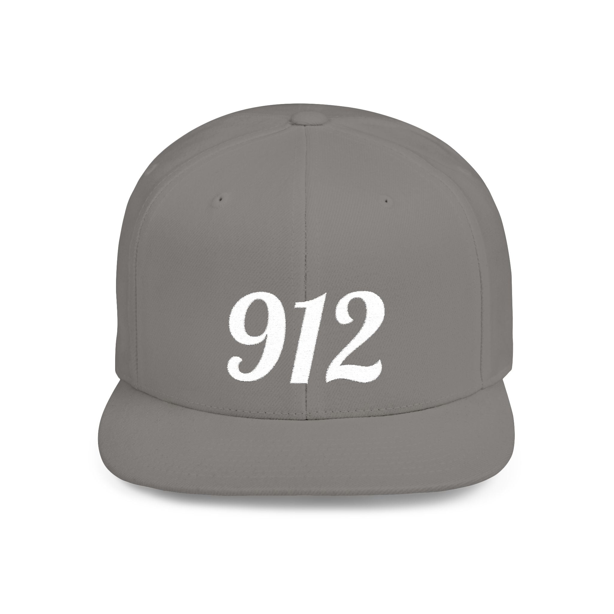 912 Flat Bill Snapback Hat — City Area Code Baseball Cap