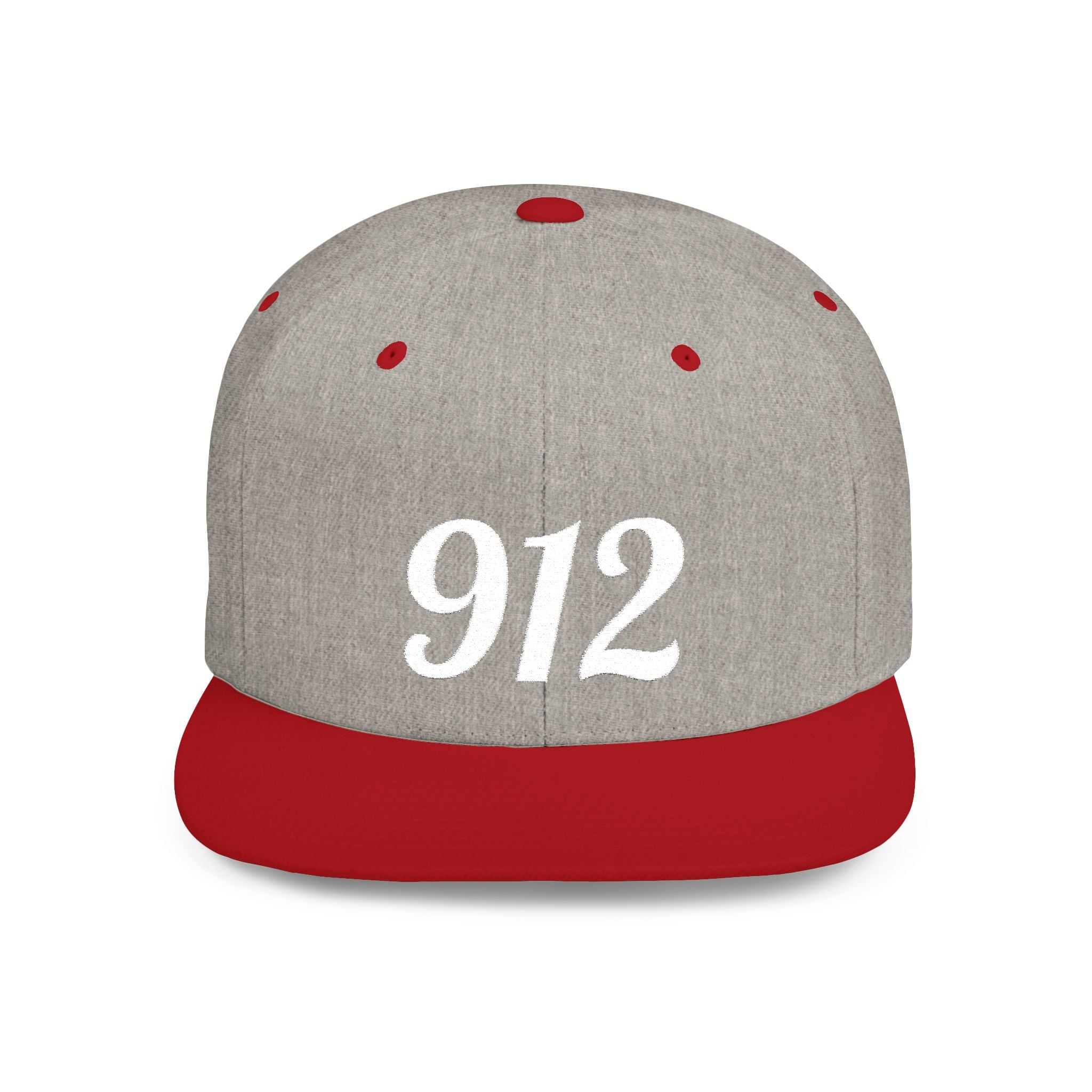 912 Flat Bill Snapback Hat — City Area Code Baseball Cap
