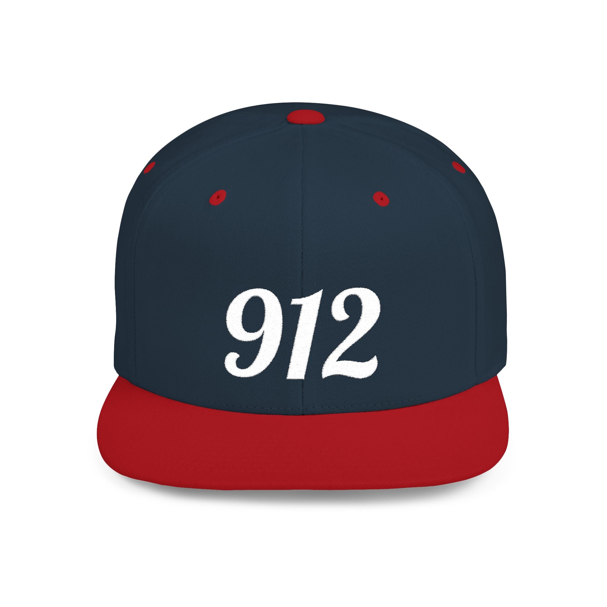 912 Flat Bill Snapback Hat — City Area Code Baseball Cap