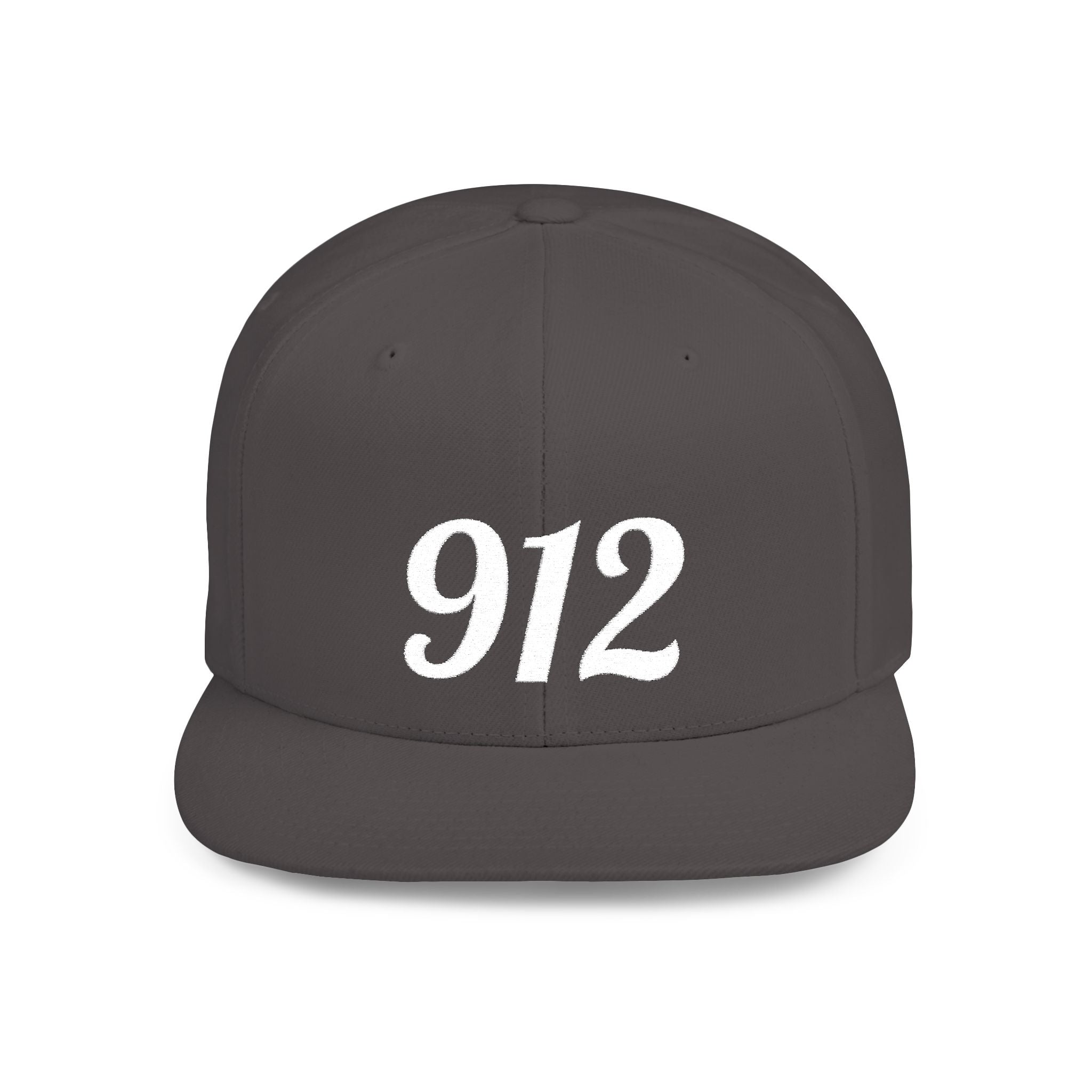 912 Flat Bill Snapback Hat — City Area Code Baseball Cap