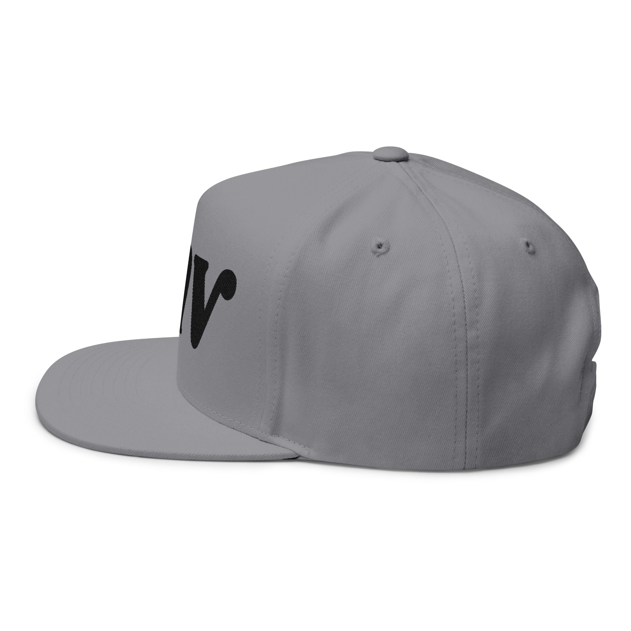 SAV Embroidered Flat Bill Cap — Classic Number Streetwear Snapback