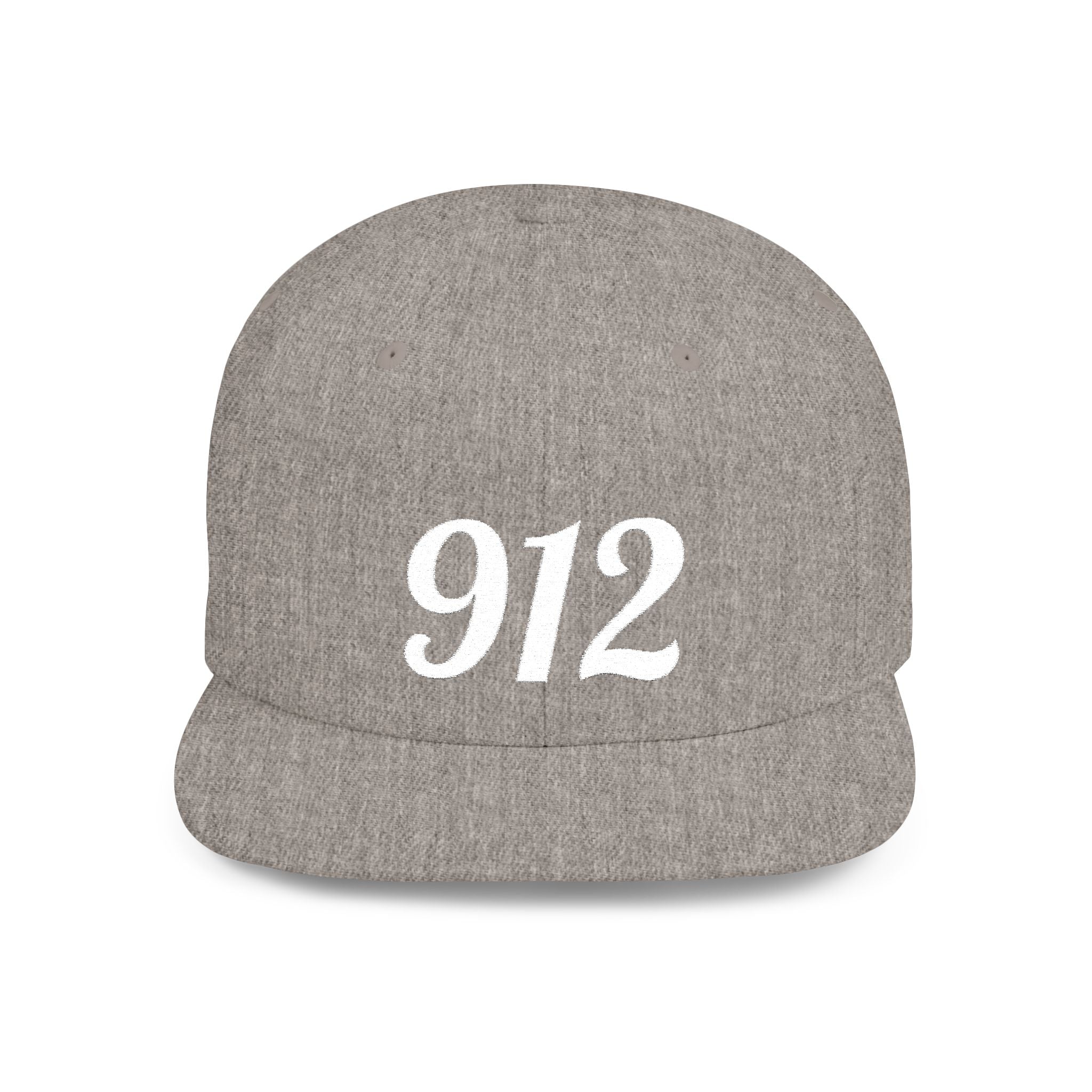 912 Flat Bill Snapback Hat — City Area Code Baseball Cap