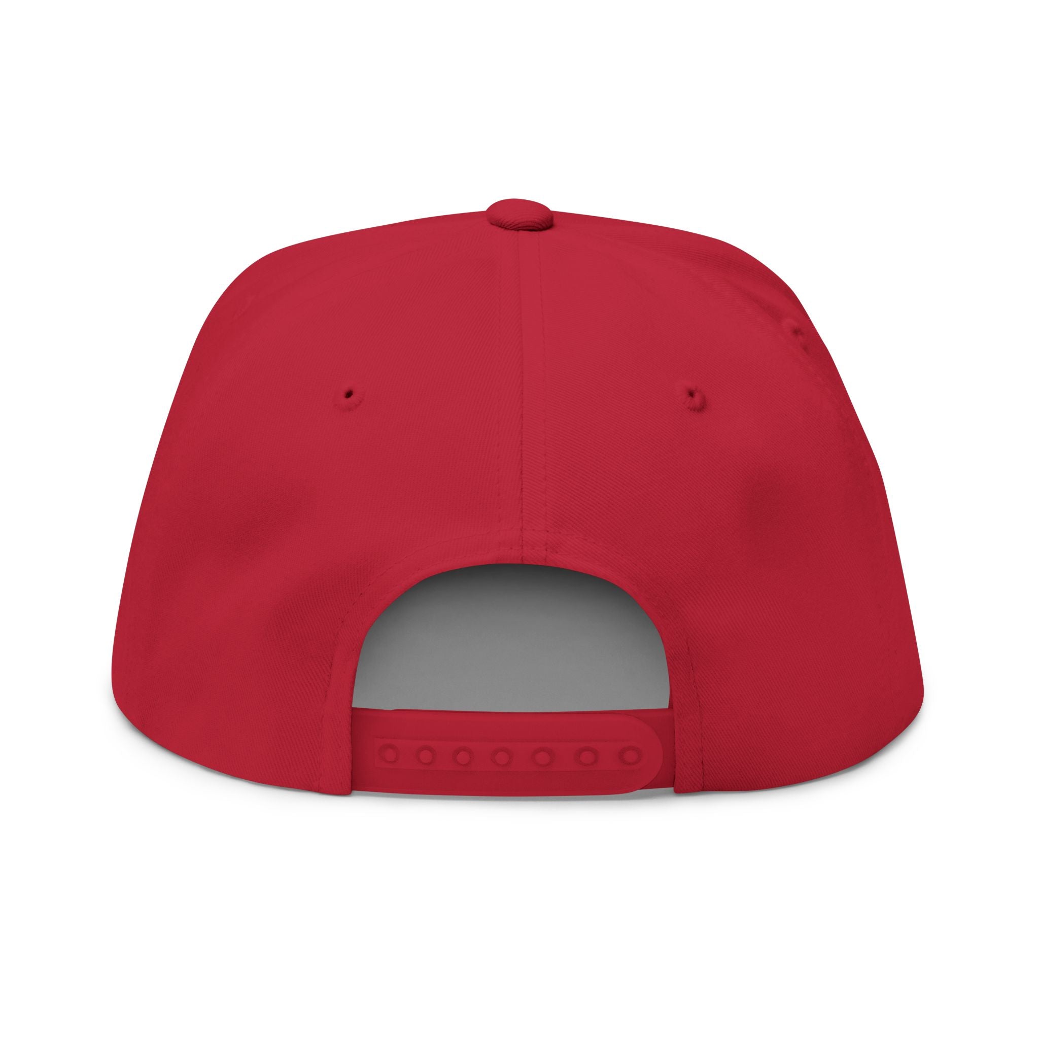 912 Embroidered Flat Bill Cap — Classic Number Streetwear Snapback