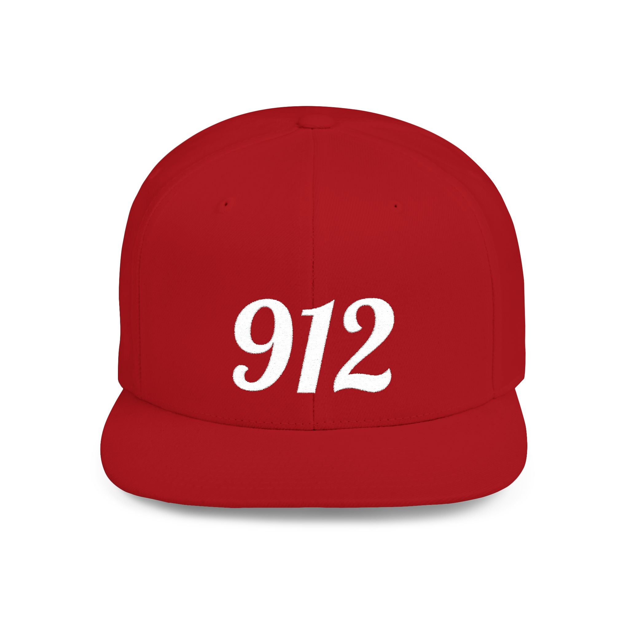 912 Flat Bill Snapback Hat — City Area Code Baseball Cap