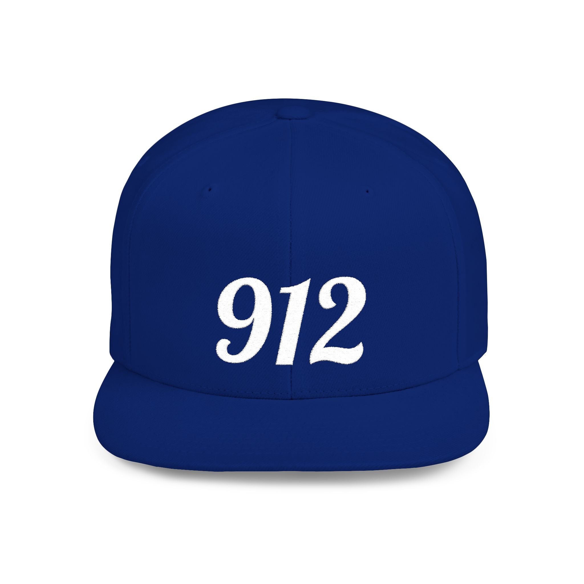 912 Flat Bill Snapback Hat — City Area Code Baseball Cap