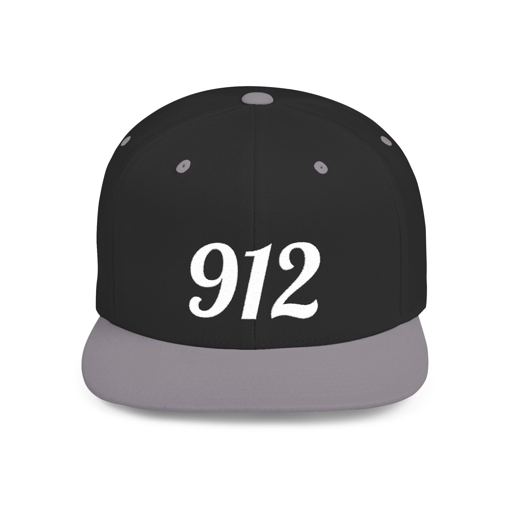 912 Flat Bill Snapback Hat — City Area Code Baseball Cap