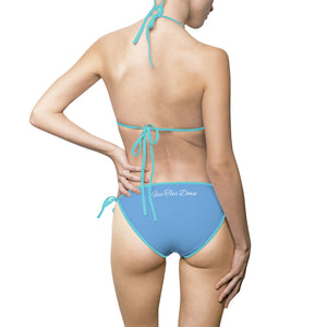 Five Toes Down Women's Bikini Swimsuit Light Blue