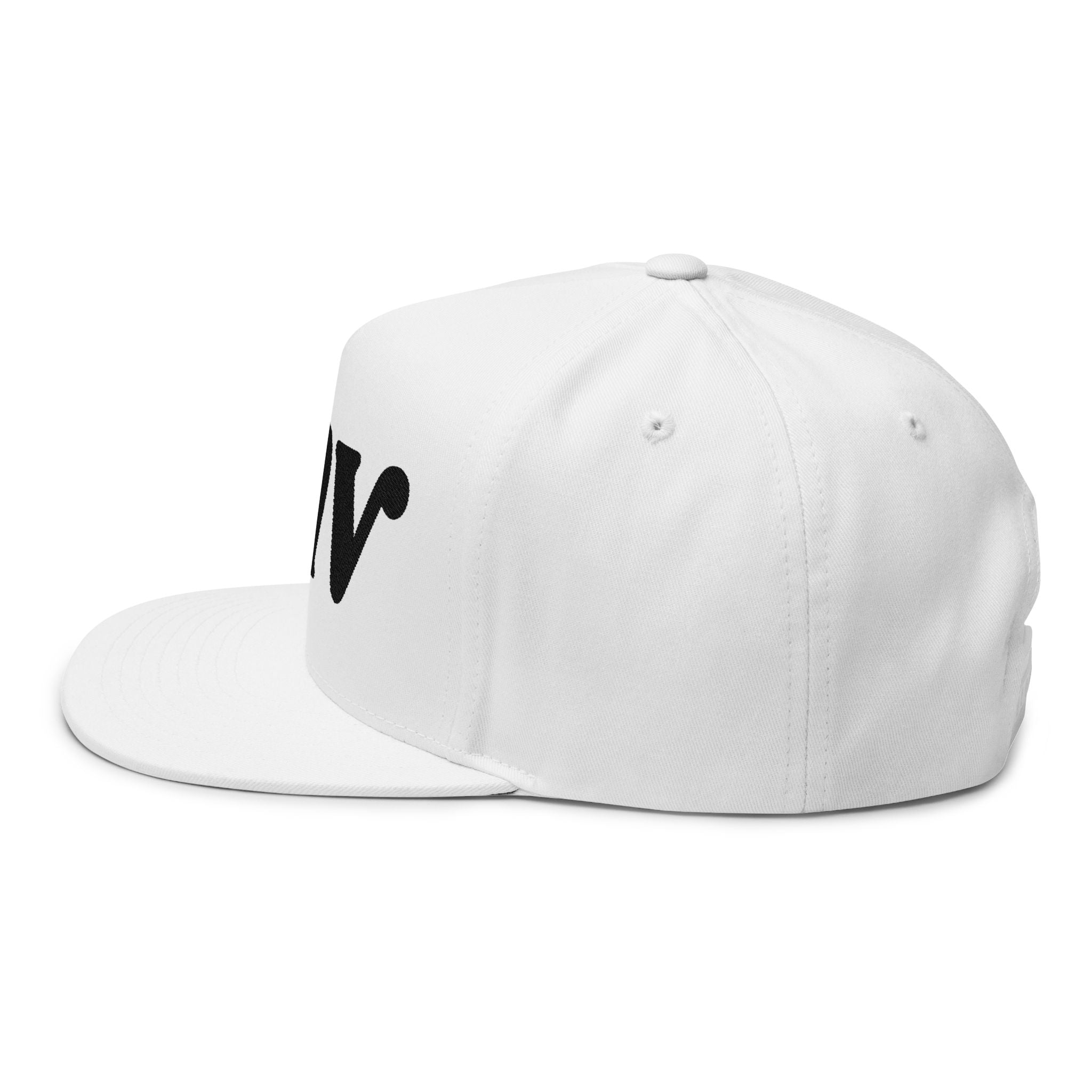SAV Embroidered Flat Bill Cap — Classic Number Streetwear Snapback