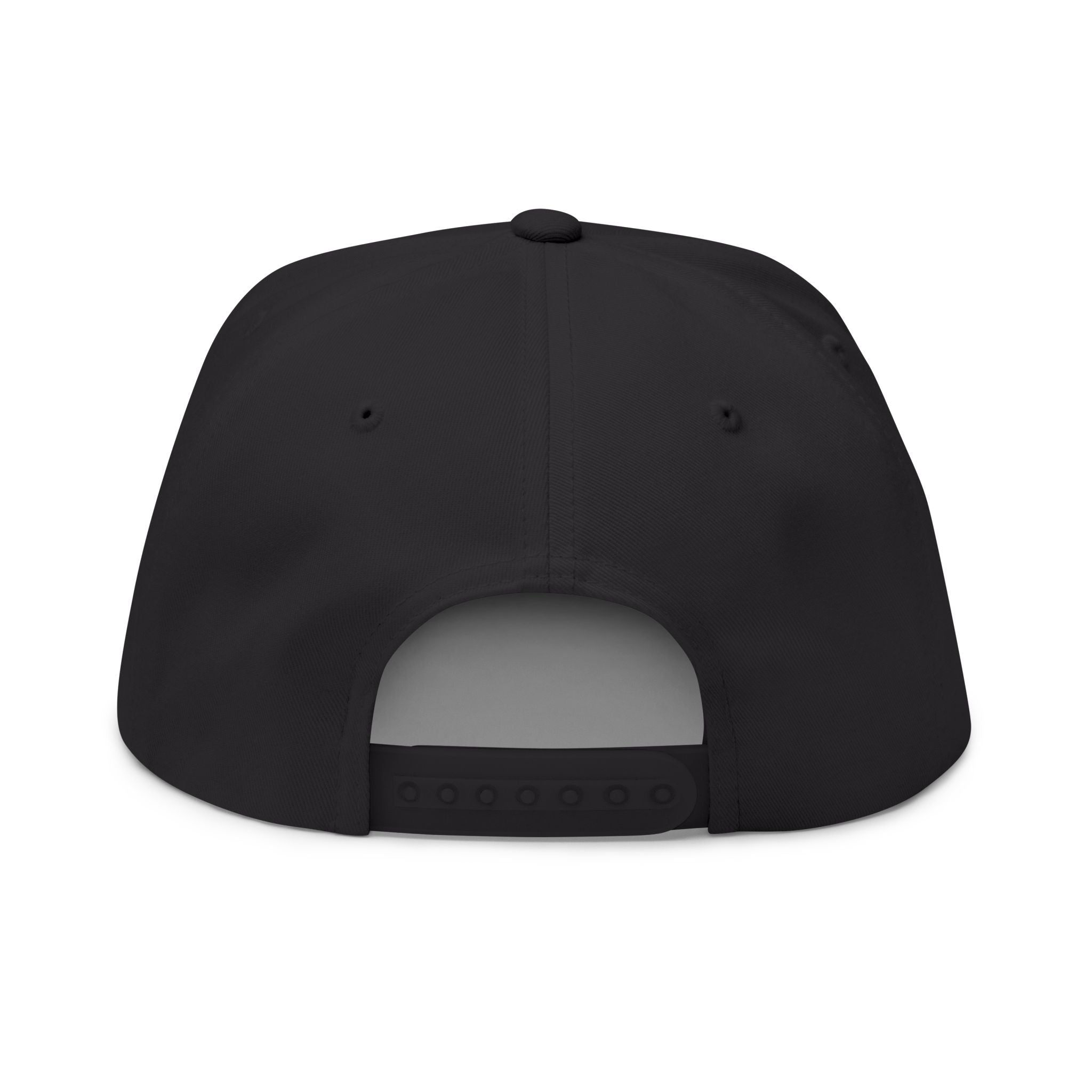 912 Embroidered Flat Bill Cap — Classic Number Streetwear Snapback