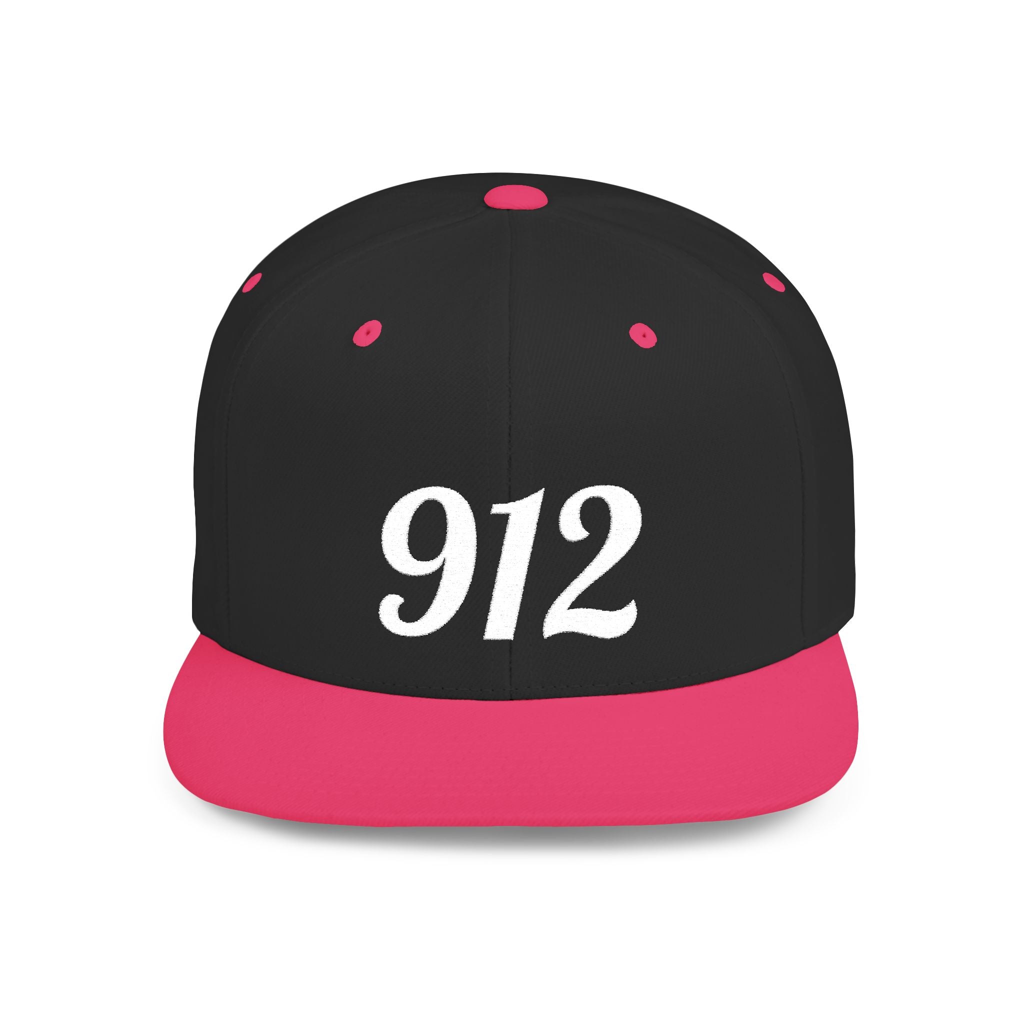 912 Flat Bill Snapback Hat — City Area Code Baseball Cap