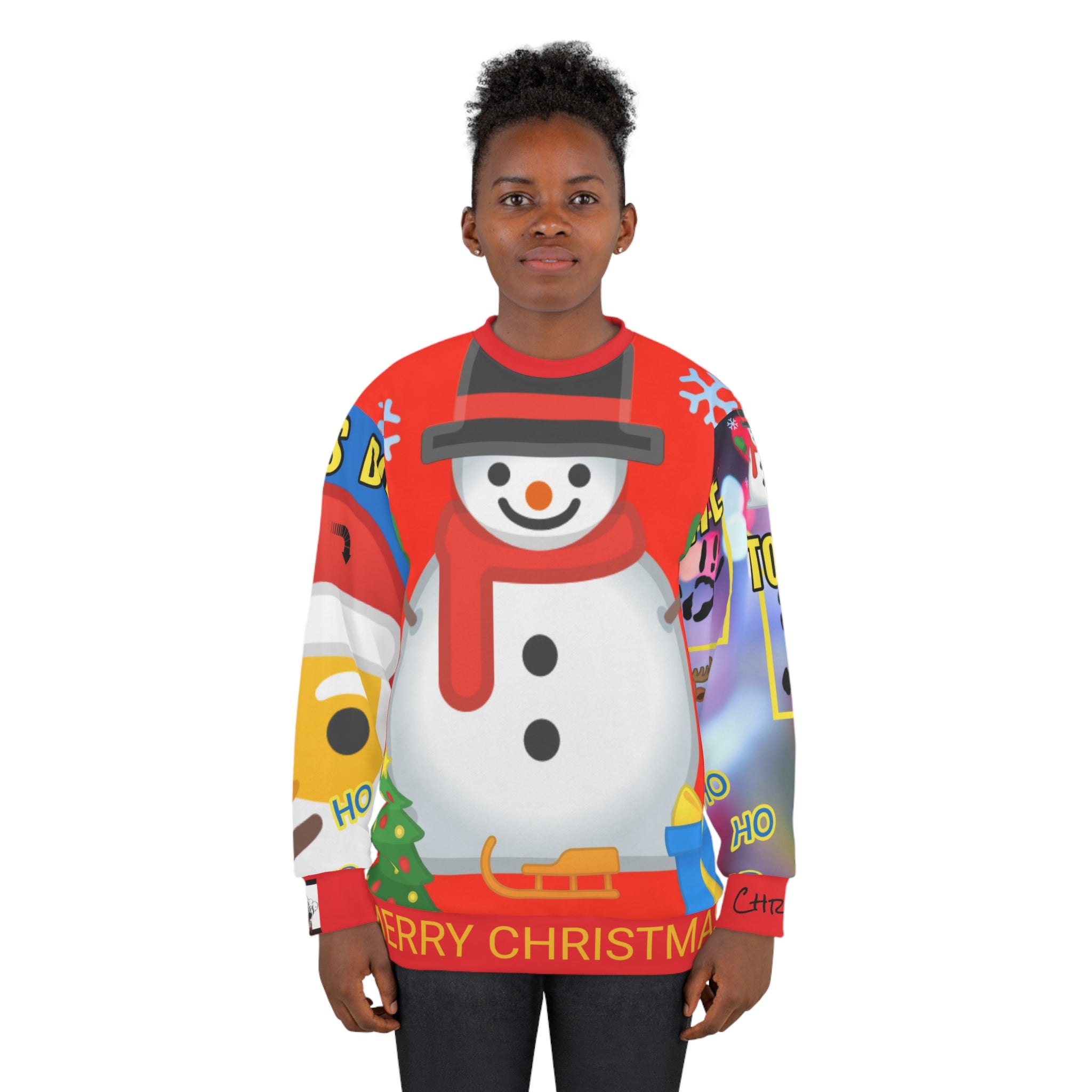 Five Toes Down Snowman Ugly Unisex Sweatshirt
