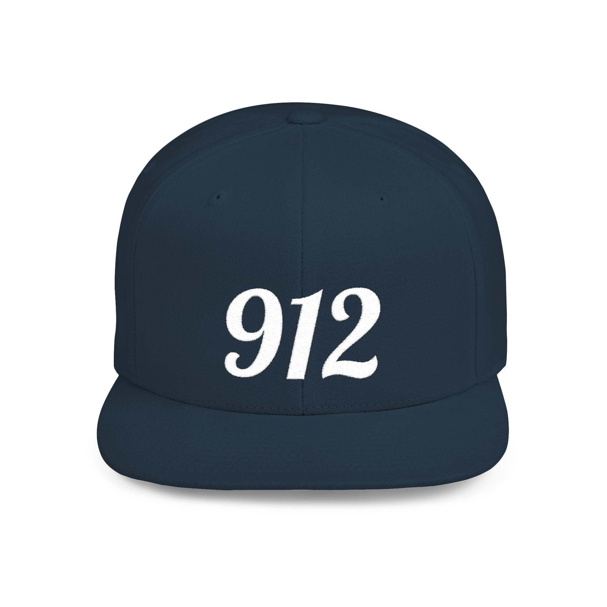 912 Flat Bill Snapback Hat — City Area Code Baseball Cap