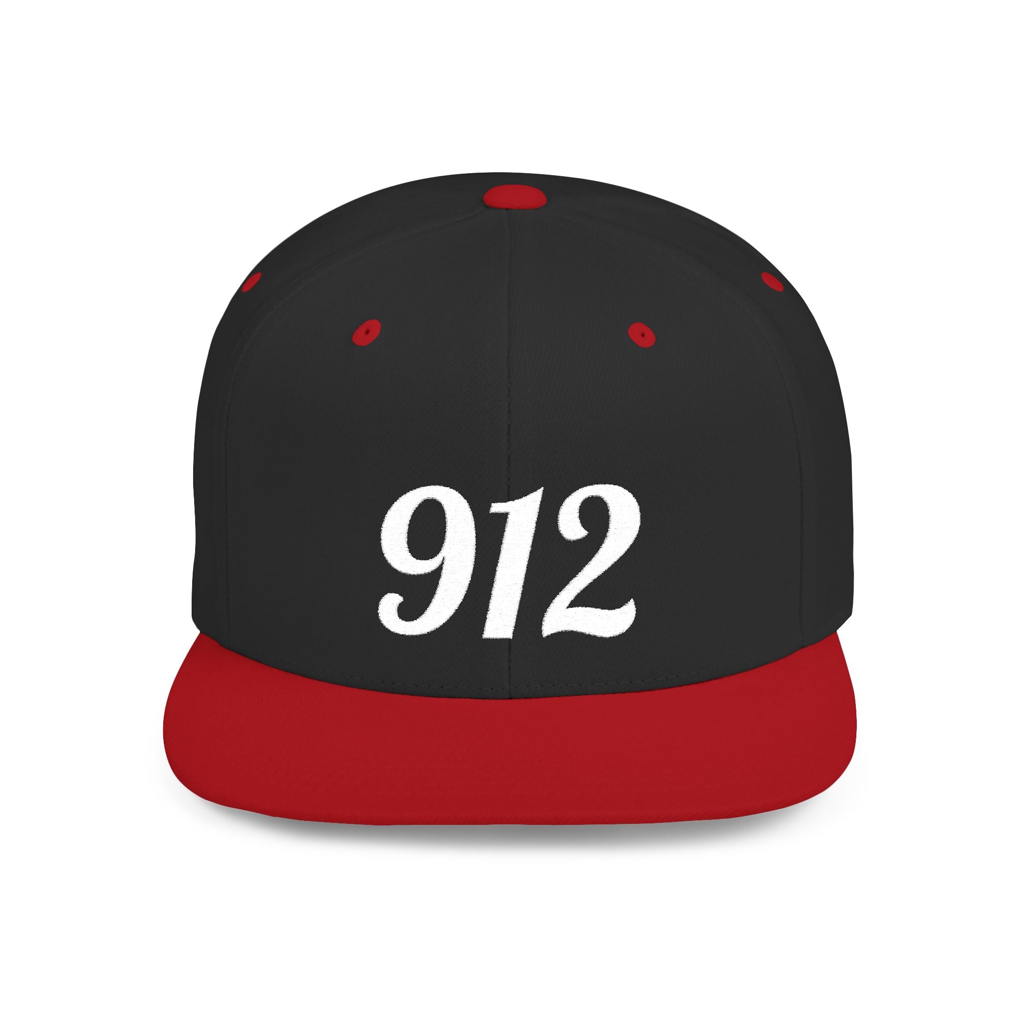 912 Flat Bill Snapback Hat — City Area Code Baseball Cap