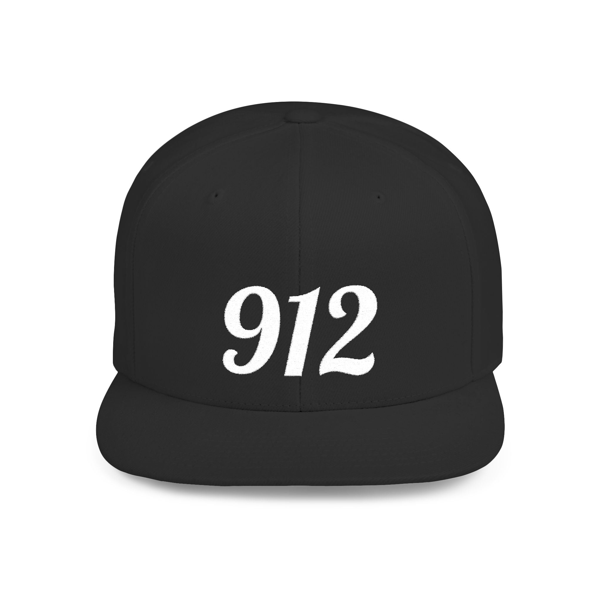 912 Flat Bill Snapback Hat — City Area Code Baseball Cap