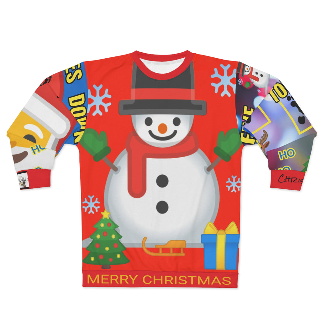Five Toes Down Snowman Ugly Unisex Sweatshirt