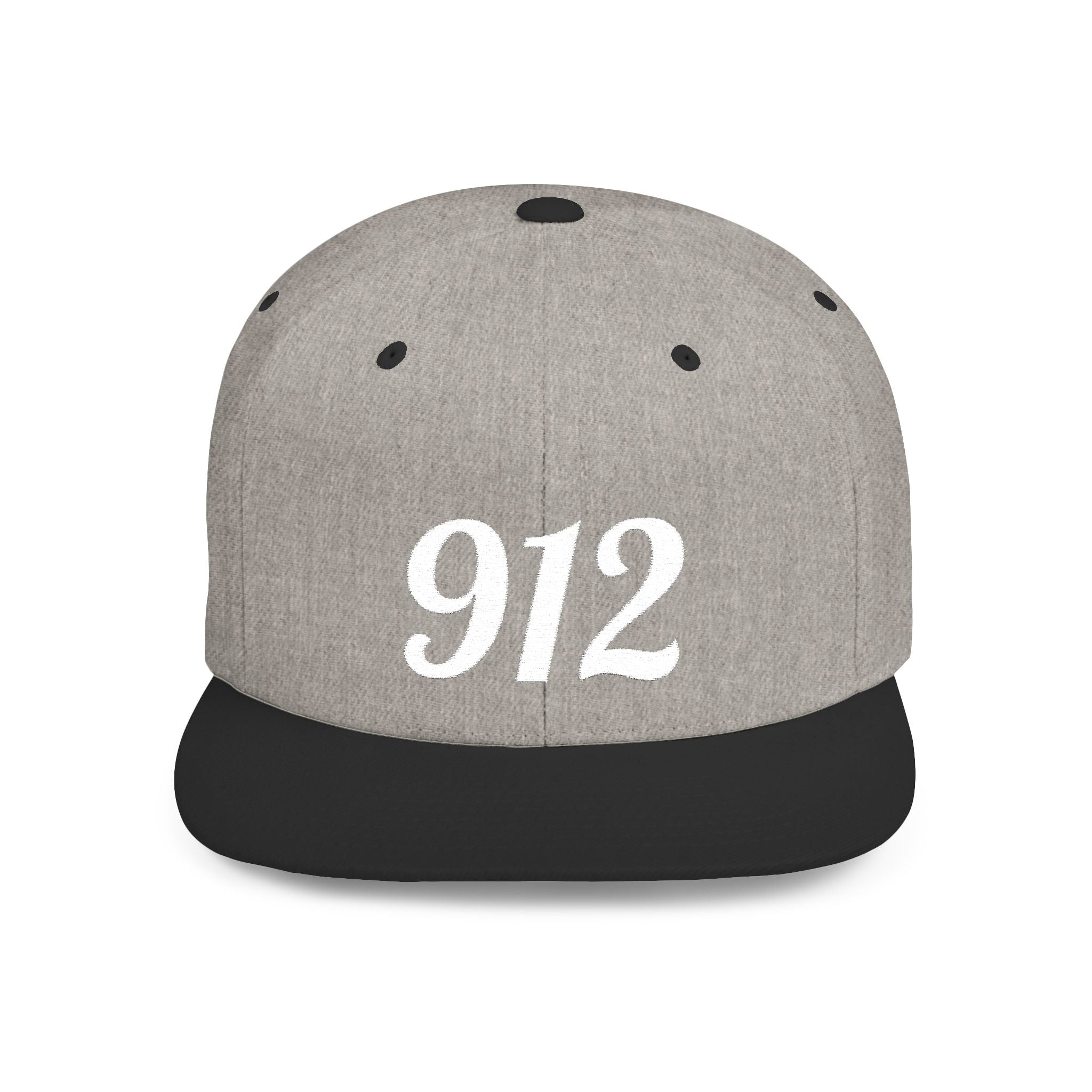 912 Flat Bill Snapback Hat — City Area Code Baseball Cap
