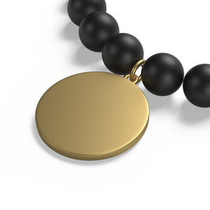Five Toes Down Smash/Pass Matte Onyx Bracelet