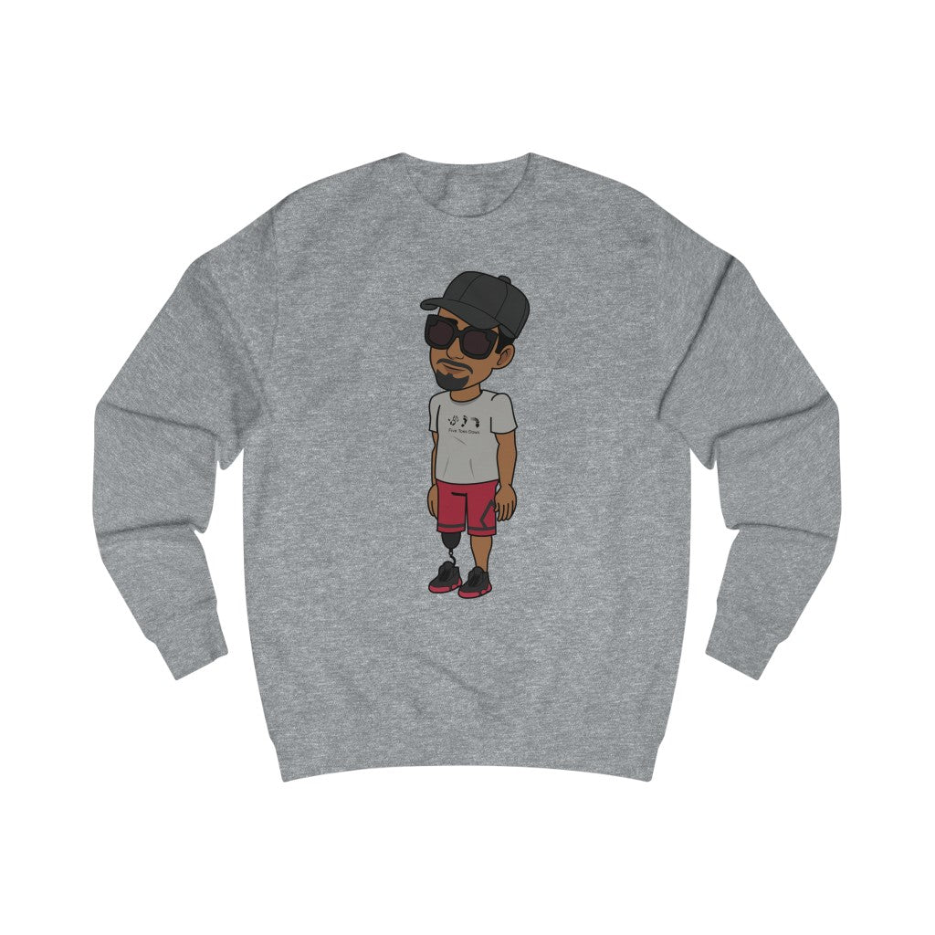 Five Toes Down Henry the Amputee Sweatshirt