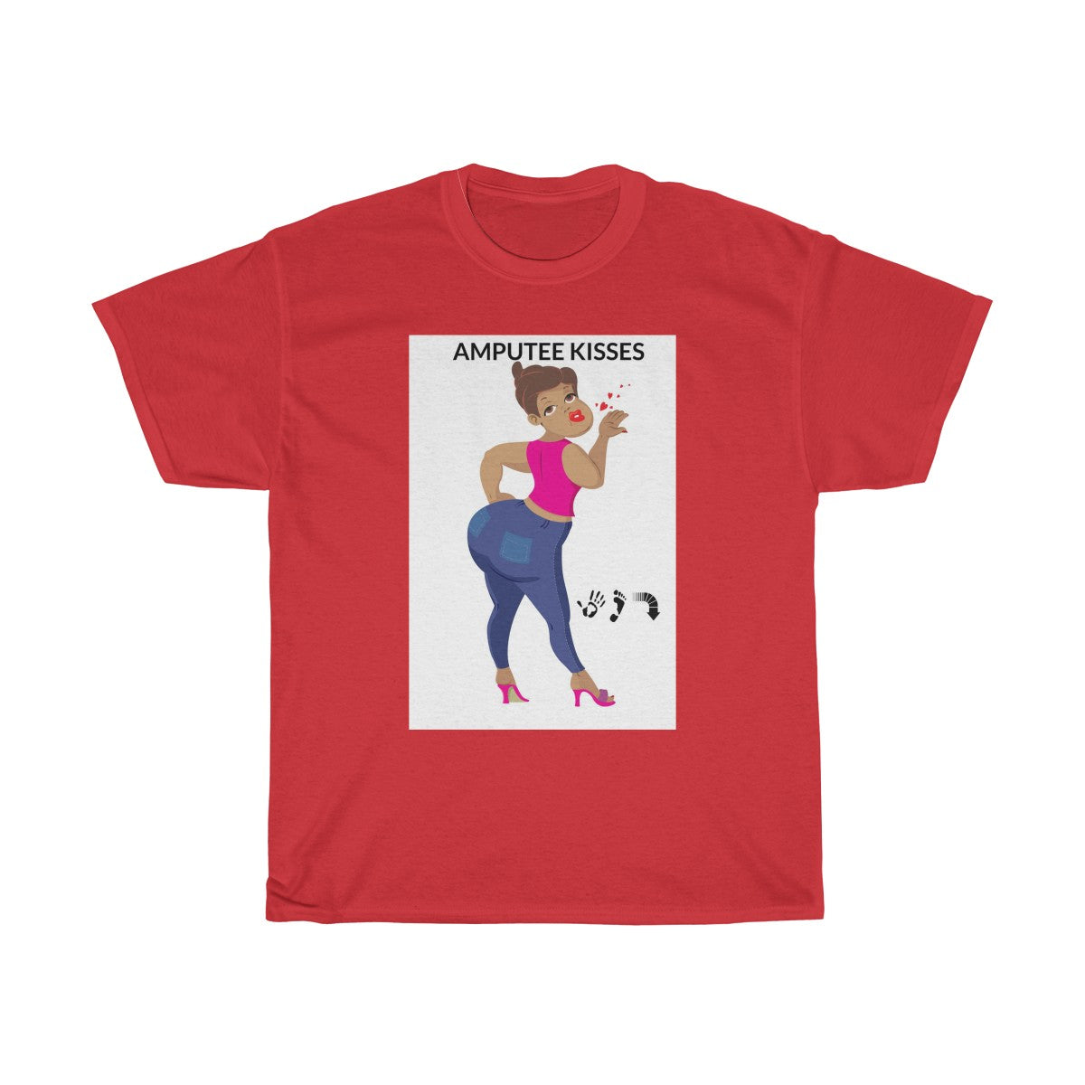 Five Toes Down Amp Kisses Unisex Tee