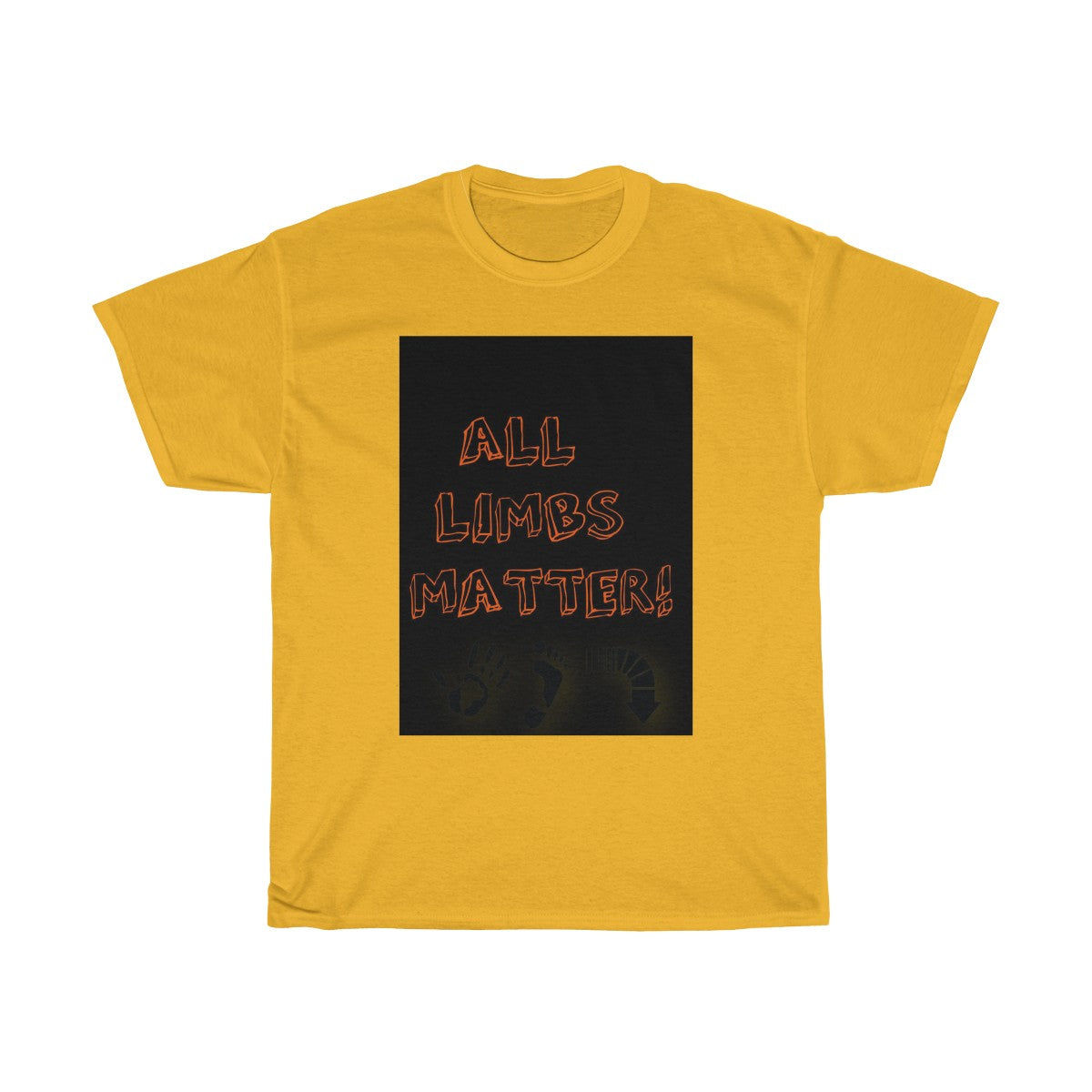 Five Toes Down All Limbs Matter Unisex Tee