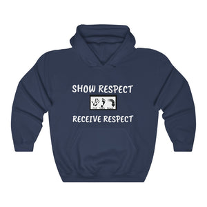 Five Toes Down Show Respect Unisex Heavy Blend Hooded Sweatshirt