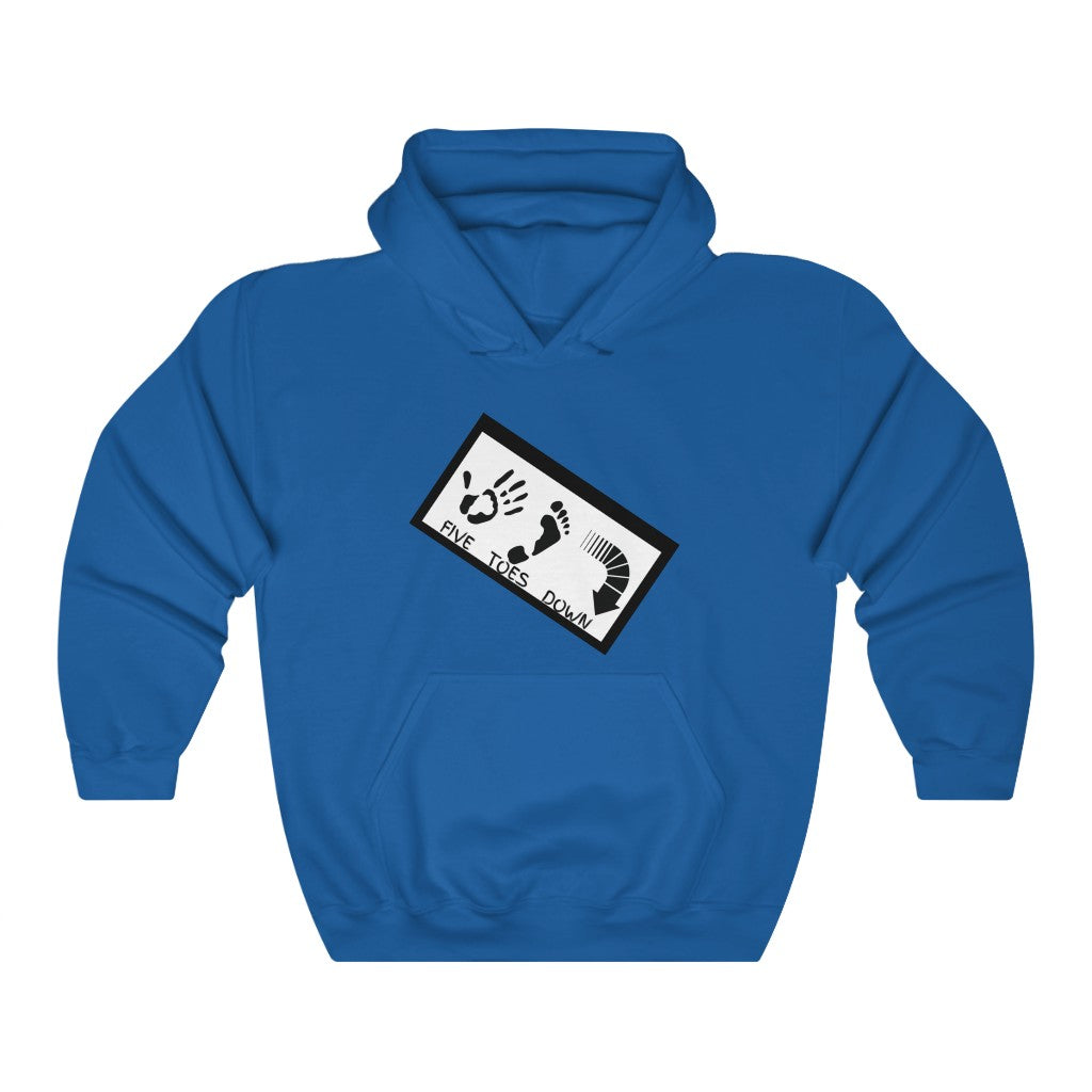 Five Toes Down Logo Unisex Heavy Blend Hooded Sweatshirt