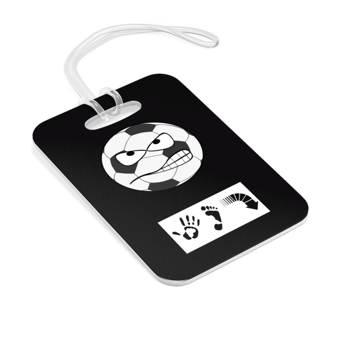 Five Toes Down Soccer Bag Tag