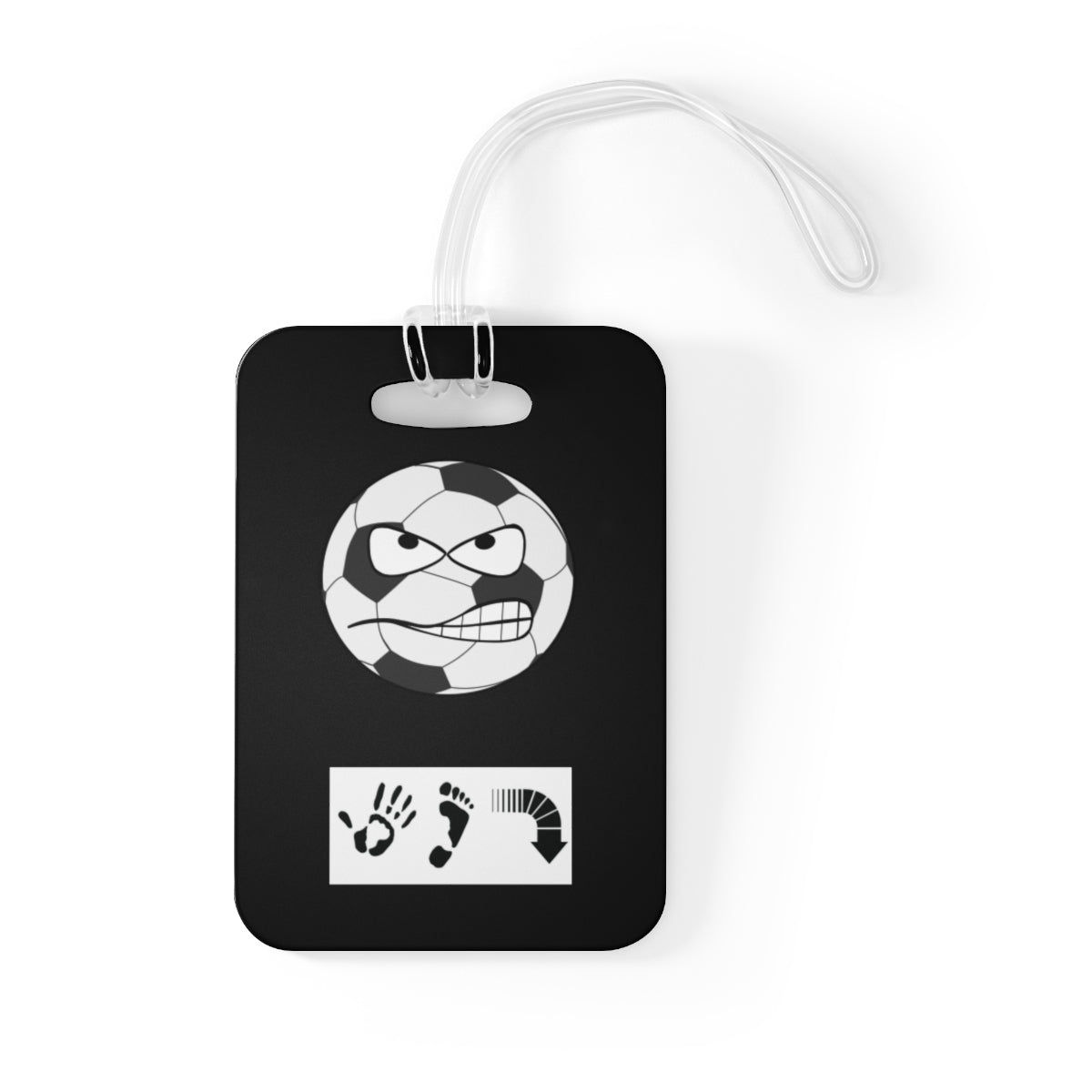 Five Toes Down Soccer Bag Tag
