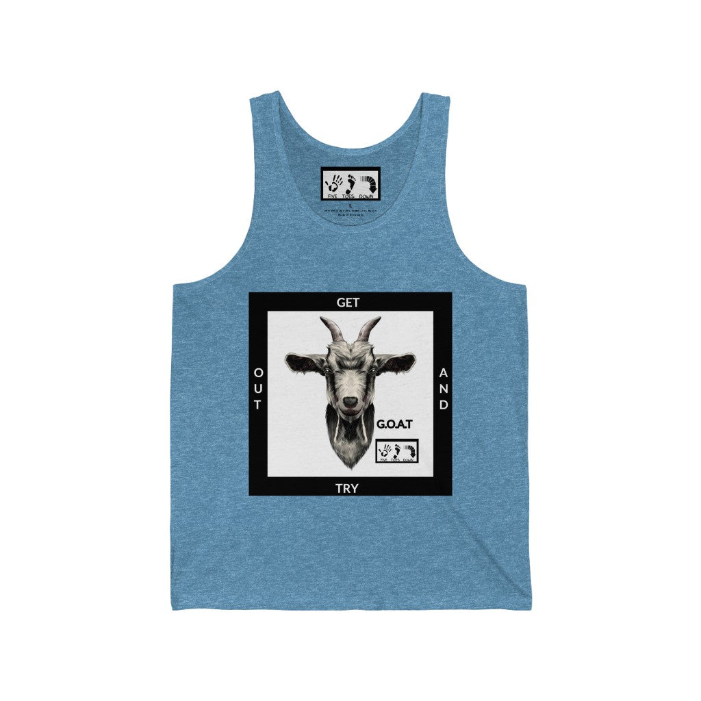 Five Toes Down G.O.A.T Unisex Jersey Tank