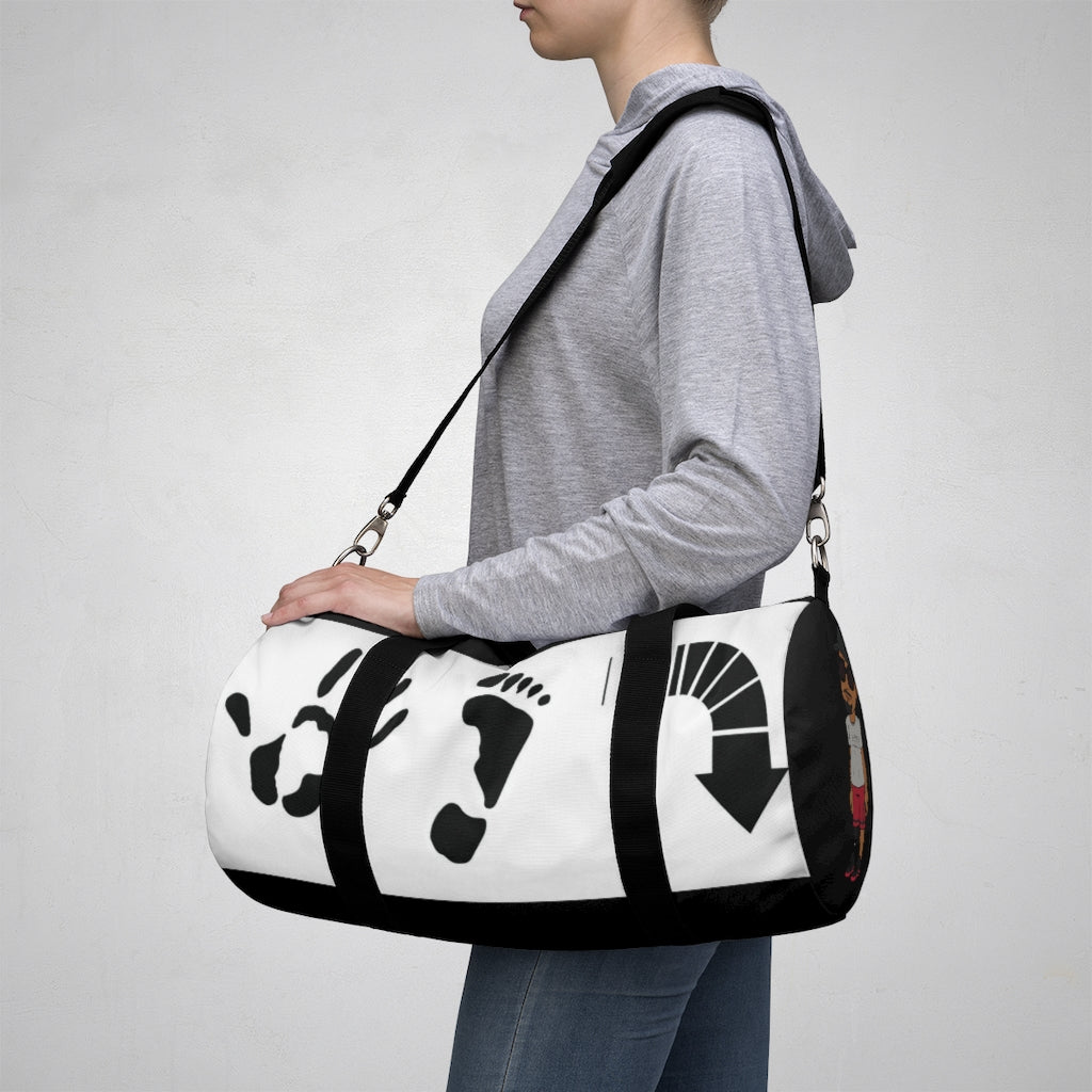 Five Toes Down Henry Duffle Bag blk/white