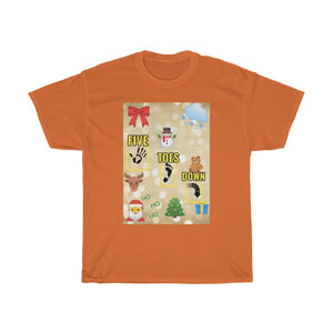 Five Toes Down Logo Christmas Unisex Tee.2