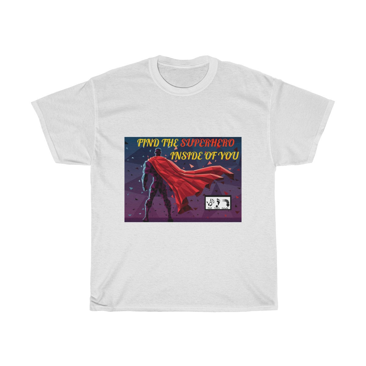 Five Toes Down Superhero Unisex Tee