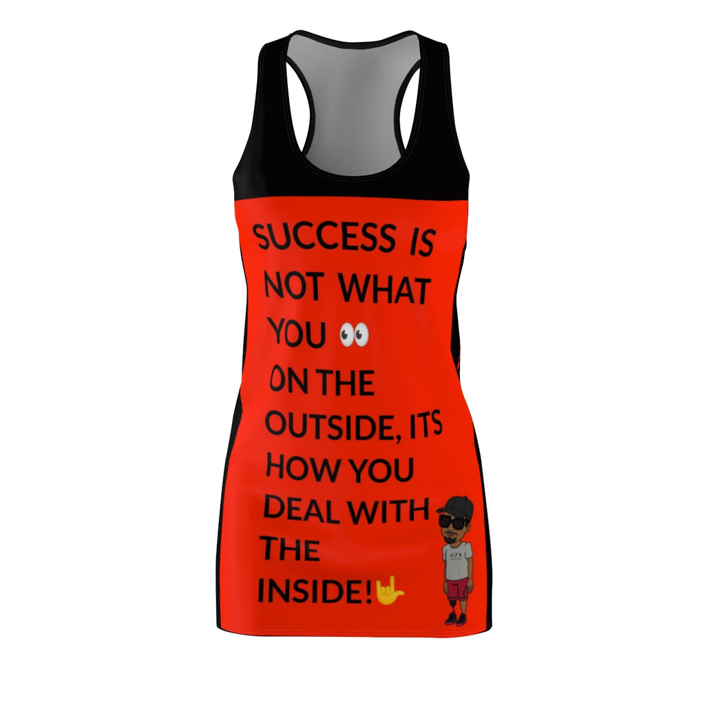 Five Toes Down Outside/Inside Cut & Sew Racerback Dress