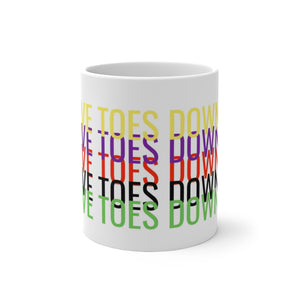 Five Toes Down Multi-Color Changing Mug