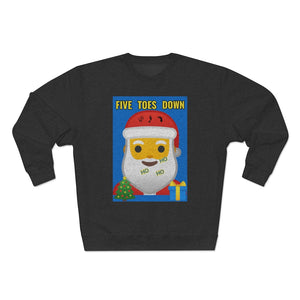Five Toes Down Santa Unisex Sweatshirt
