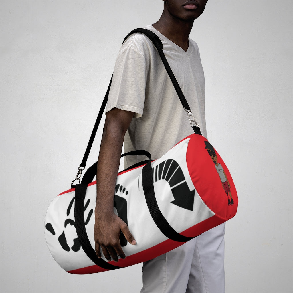 Five Toes Down Henry Duffle Bag red/white