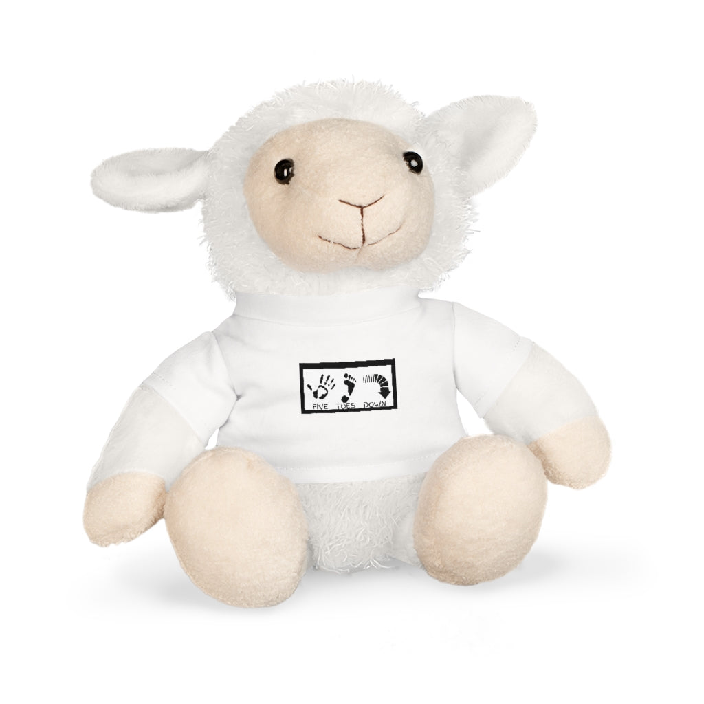 Five Toes Down Plush Toy with T-Shirt