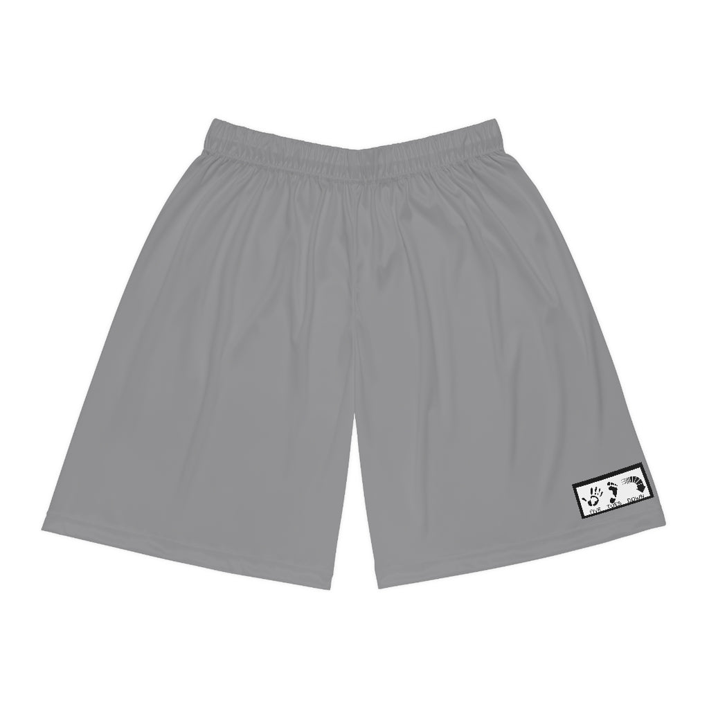 Five Toes Down Basketball Shorts Grey