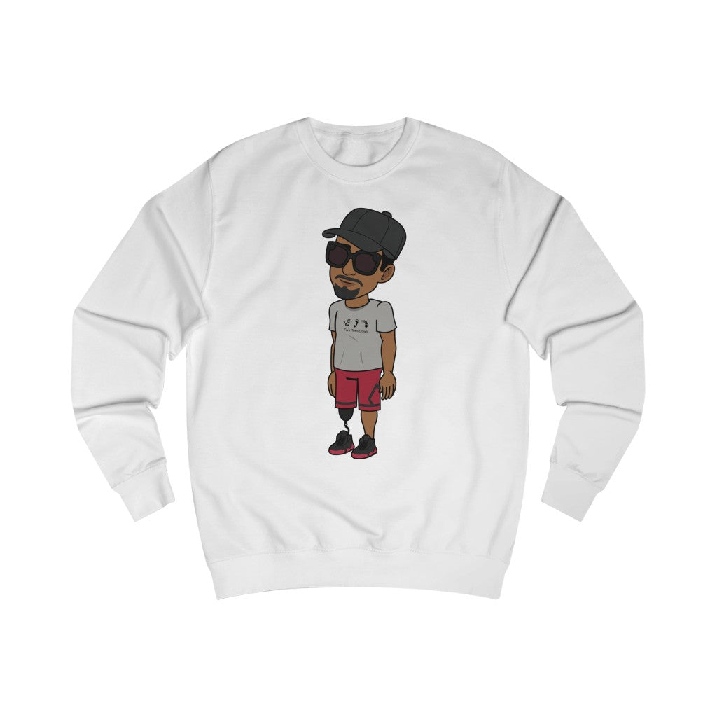 Five Toes Down Henry the Amputee Sweatshirt