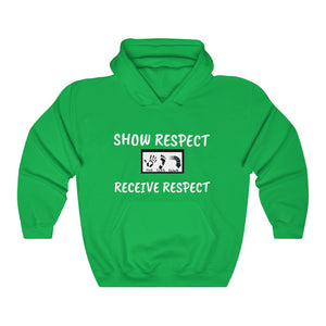 Five Toes Down Show Respect Unisex Heavy Blend Hooded Sweatshirt