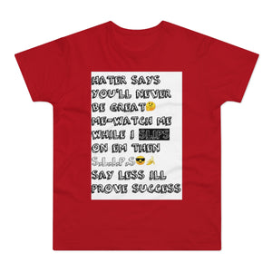 Five Toes Down Single Jersey Men's T-shirt Hater Says