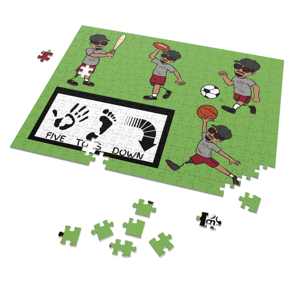 Five Toes Down Sports 252 Piece Puzzle