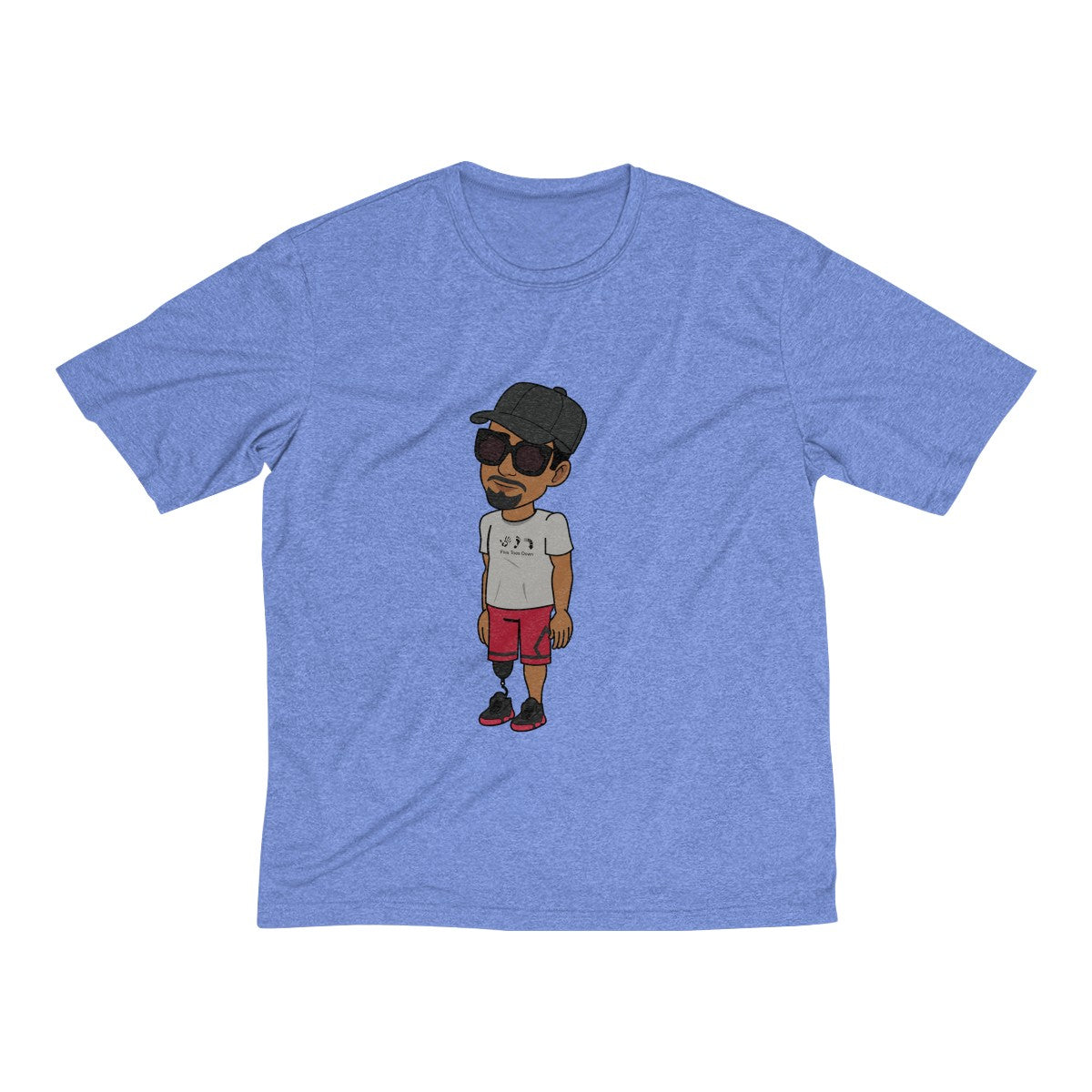 Five Toes Down Henry Dri-Fit Tee