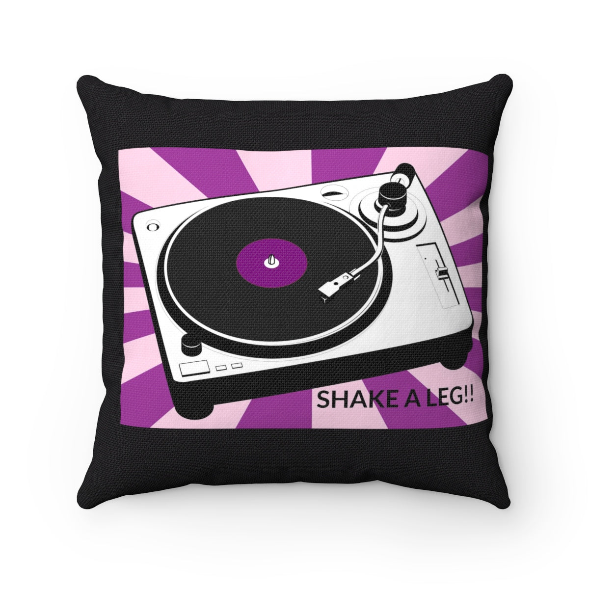 Five Toes Down Shake Spun Polyester Square Pillow