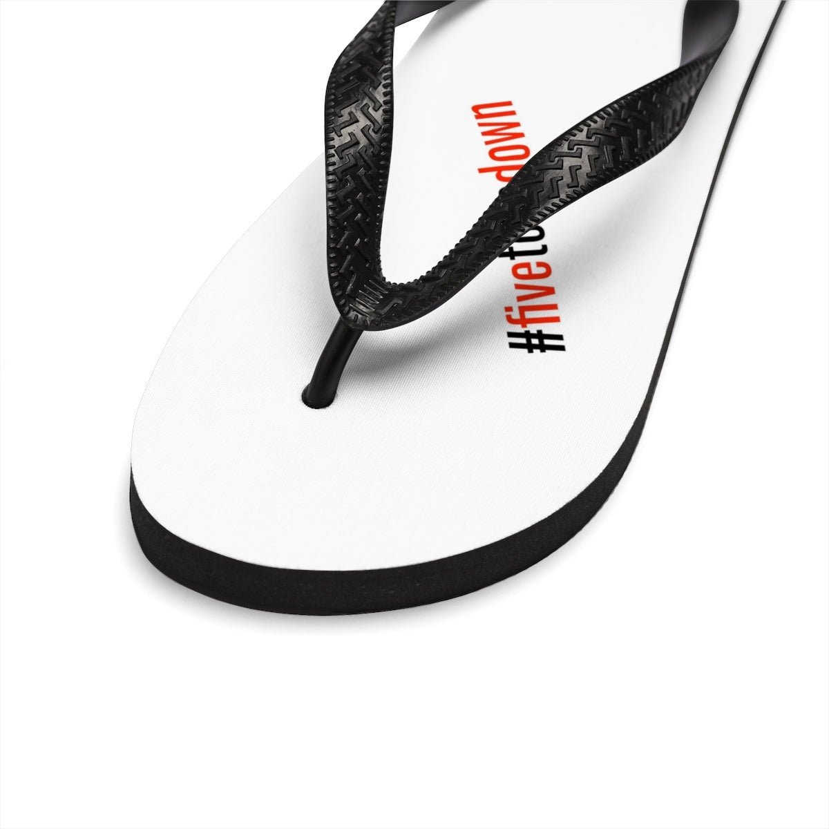 Five Toes Down # Unisex Flip-Flops