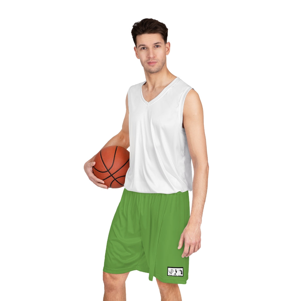 Five Toes Down Basketball Shorts Green