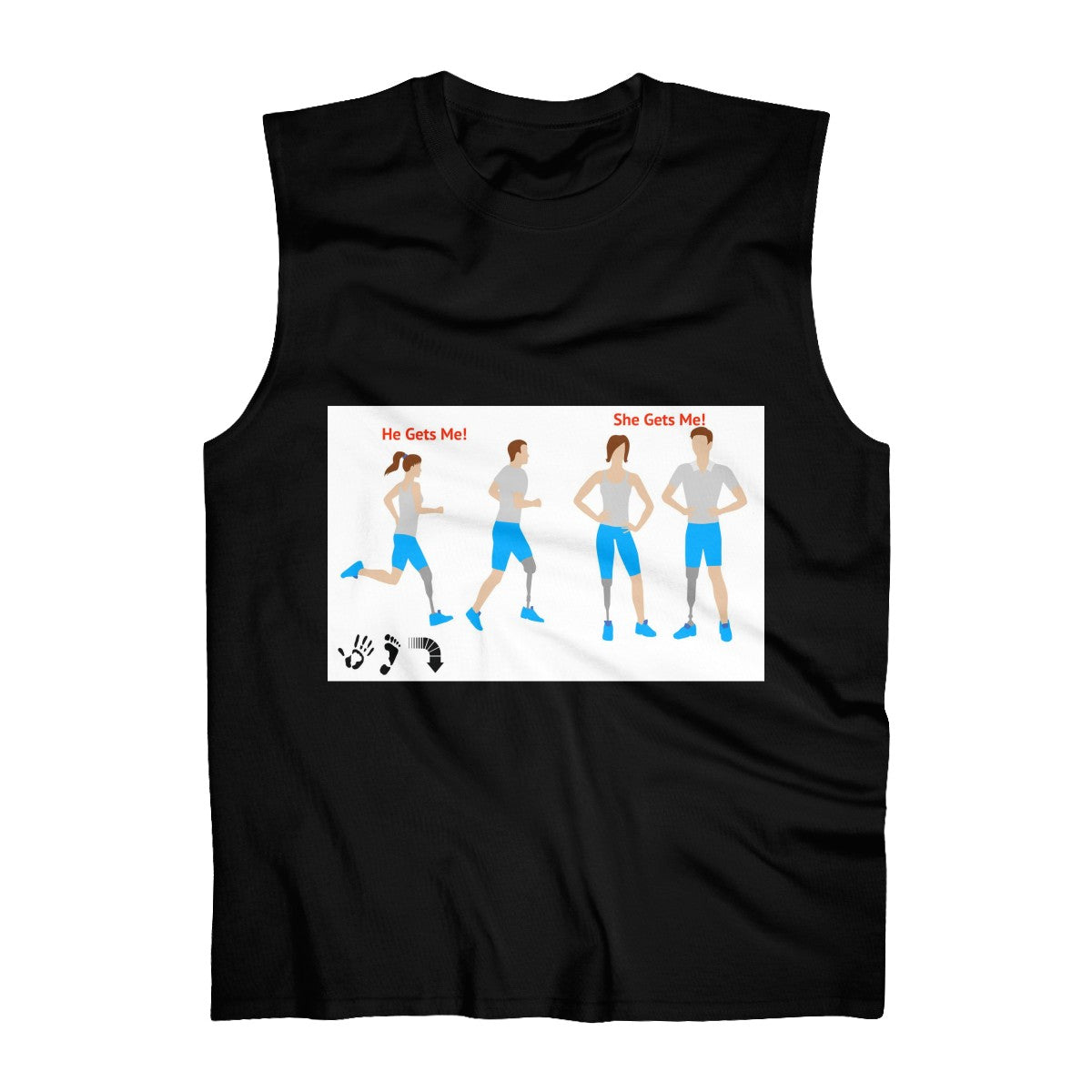 Five Toes Down Couple Sleeveless Tank