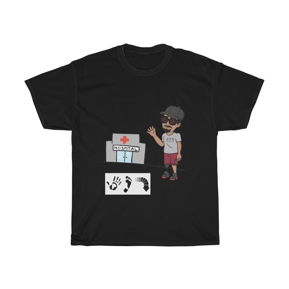 Five Toes Down Henry/Bye Cotton Tee