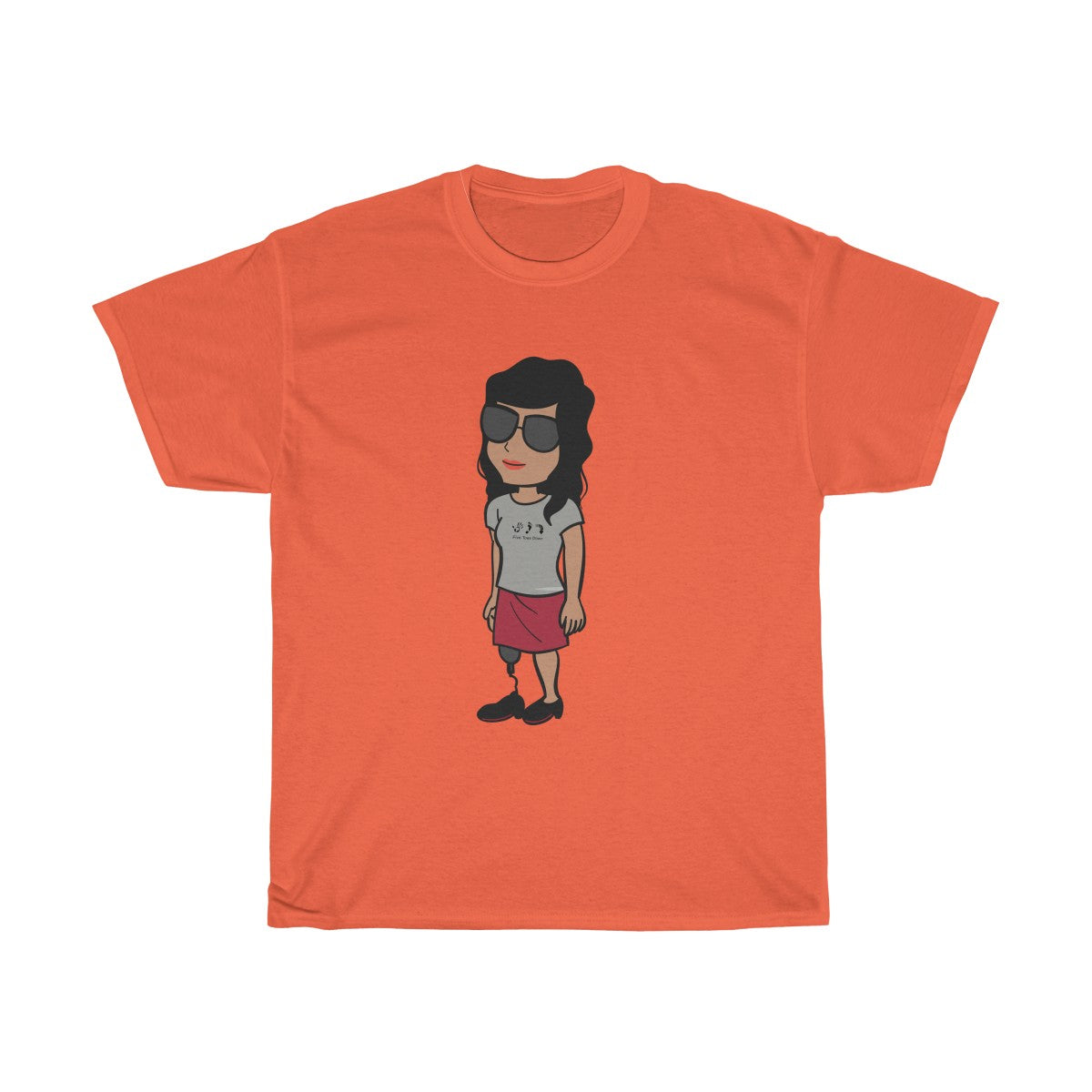 Five Toes Down Amp Woman Unisex Tee