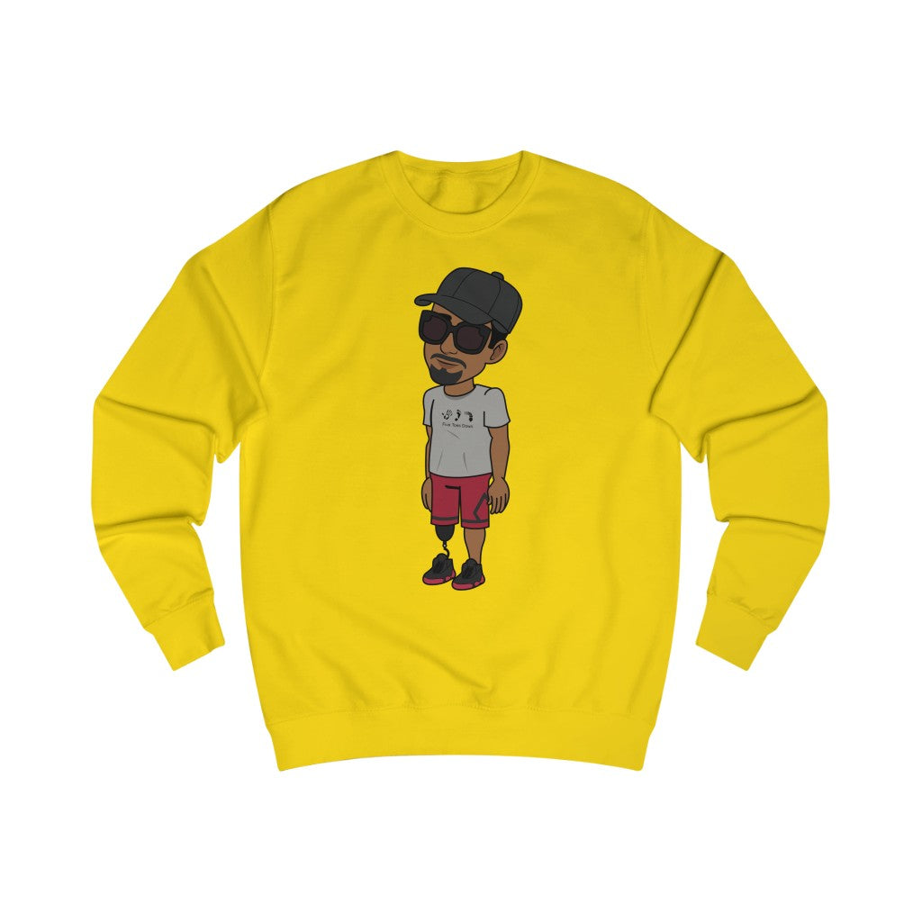 Five Toes Down Henry the Amputee Sweatshirt